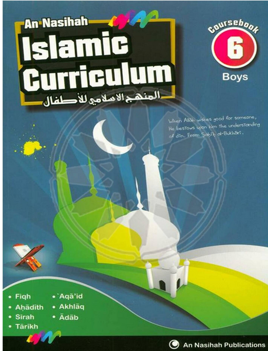 An Nasihah Course Book 6 Boys