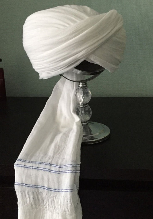 White 'Imamah/ Pagri Cloth